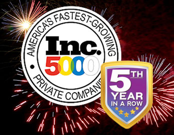 inc 5000 - 5th year in a row